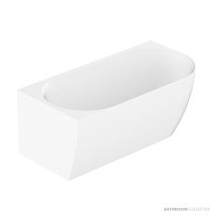 ADP Glacier 1700mm Acrylic Left Corner Bath, Gloss White BATAGLCL1700G