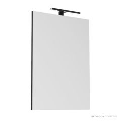 ADP Daylight 600 x 800mm Wall Mirror with Overhead LED, Matte Black DLM6080BK