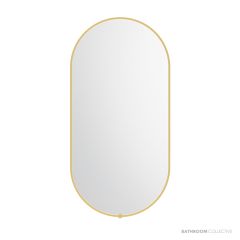ADP Sera Pill LED 900 x 450mm Wall Mirror, Brushed Brass SMSEP9045BB