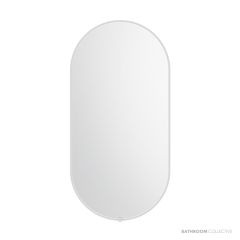 ADP Sera Pill LED 900 x 450mm Wall Mirror, Matte White SMSEP9045WH