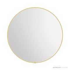 ADP Sera Round 750mm LED Wall Mirror, Brushed Brass SMSER7575BB