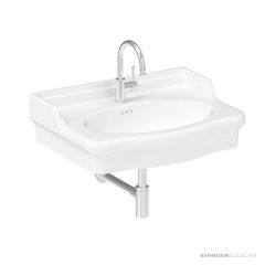 ADP Castellana 700mm Ceramic Wall Mounted Basin, Gloss White TOPCCAS070CGW
