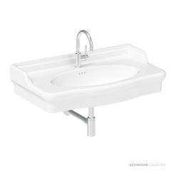 ADP Castellana 910mm Ceramic Wall Mounted Basin, Gloss White TOPCCAS090CGW