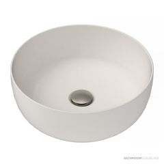 ADP Glam 390mm Ceramic Above Counter Basin, Matte Pearl TOPCGLR390MW