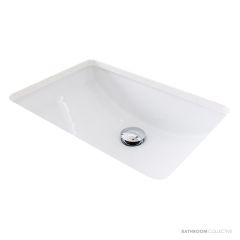 ADP Gravity 525mm Ceramic Under Counter Basin, Gloss White TOPCGRA5237