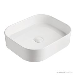 ADP Louie 450mm Ceramic Above Counter Basin, Matte White TOPCLOU4537MW
