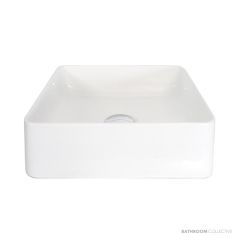 ADP Malo 365mm Ceramic Above Counter Basin, Gloss White TOPCMALWH