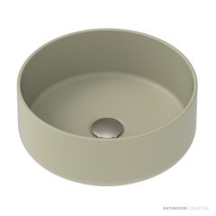 ADP Margot Duo 360mm Ceramic Above Counter Basin, Matte Olive TOPCMAR360MO