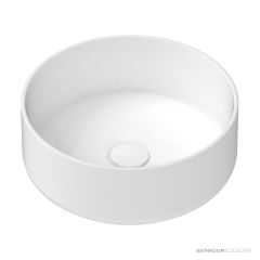 ADP Margot Duo 360mm Ceramic Above Counter Basin, Matte White TOPCMAR360MW