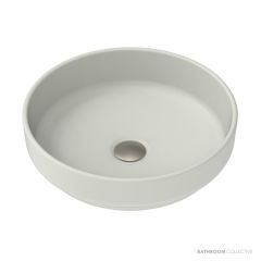 ADP Monroe 400mm Ceramic Above Counter Basin, Matte Concrete TOPCMNR400MC