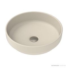 ADP Monroe 400mm Ceramic Above Counter Basin, Matte Ivory TOPCMNR400MI