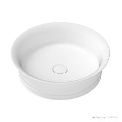 ADP Neptune 440mm Ceramic Above Counter Basin, Gloss White TOPCNEPWH
