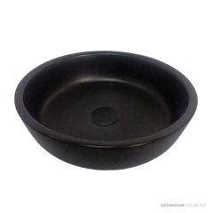 ADP Resort 425mm Ceramic Above Counter Basin, Matte Black TOPCRESBK