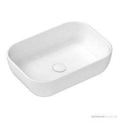 ADP Stadium 460mm Ceramic Above Counter Basin, Gloss White TOPCSTA4632GW