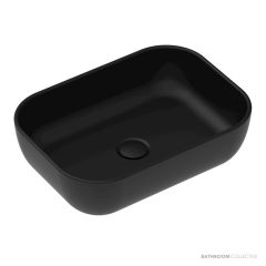 ADP Stadium 460mm Ceramic Above Counter Basin, Matte Black TOPCSTA4632MB