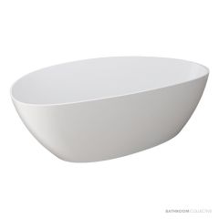 ADP Tranquil 1560mm Solid Surface Freestanding Bath, Gloss White TRANBATH1570G