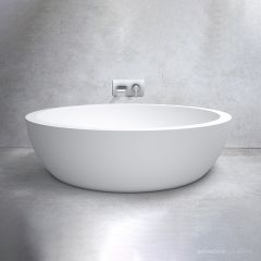 Apaiser Lunar 1530mm Stone Freestanding Bath LUNAR-BATH-1530-5324-X3