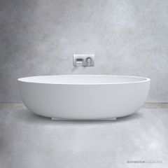 Apaiser Seascapes 1700mm Stone Freestanding Bath With Base SEASCAPES-BATH-WITH-BASE-1700-50368-X3