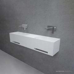 Apaiser Soka Double Vanity Basin 1800mm Stone Vanity Top Only SOKA-DOUBLE-VANITY-BASIN-1800-6277-X2