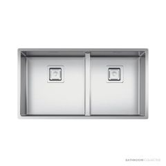 Artinox Radius Mose 500 x 400 & 340 x 400 Double Bowl Kitchen Sink