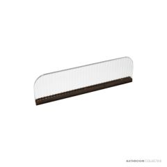 Bespoke Fluted Glass Shelf 350mm RBFG350