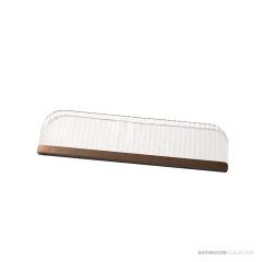 Bespoke Fluted Glass Shelf 550mm RBFG550