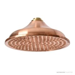 Brooklyn Copper Co Daintree Outdoor Shower Rose, Solid Copper or Brass BCCDR