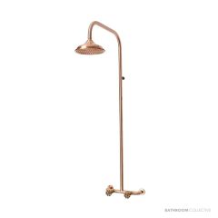Brooklyn Copper Co Island Wall Mounted Outdoor Shower