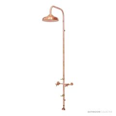 Brooklyn Copper Co Newport Wall Mounted Outdoor Shower BCNSS