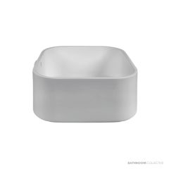 Dado Quartz Charles 404mm Stone Under Counter Basin, Satin White SWMBAS114IOFGW-S