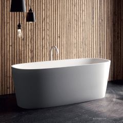 Domus Living Cassia 1500mm Freestanding Bath, Matte Grey DLBTCS1500-MG