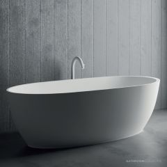 Domus Living Diana 1500mm Freestanding Bath, Matte White DLBTDN1500-MW