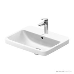 Duravit No.1 Drop in Basin 545 x 435mm, Alpine White 03555500272-P