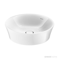 Duravit White Tulip Countertop Basin ∅500mm, Gloss White 2365500070-P