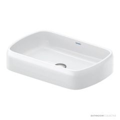 Duravit Qatego Washbowl 600 x 130mm, Gloss White 2384600079