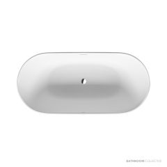 Duravit Luv Freestanding Bath 1800 x 800mm, Solid Surface White 700434000000000-P
