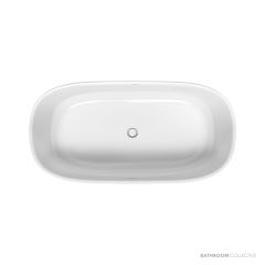 Duravit Zencha Freestanding Bath 1800 x 900mm, Solid Surface White 700463000000000-P