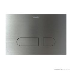 Duravit A1 Flush Plate, Brushed Stainless Steal WD5012704060
