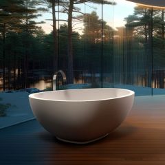 Apaiser Eclipse 1910mm Stone Freestanding Bath ECLIPSE-BATH-1910-5401-X3