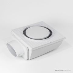 Expella Shadowline Diffuser Round with Plenum Box, White ABS 1SLD260R