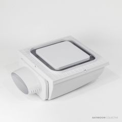 Expella Shadowline Diffuser Squircle with Plenum Box, White ABS 1SLD280SC