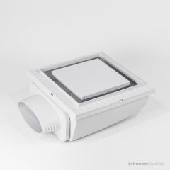 Expella Shadowline Diffuser Square with Plenum Box, White ABS 1SLD280SQ