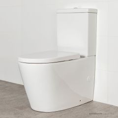 Expella Odourless Milu Mod Back to Wall Toilet Suite, Standard Seat, Bottom Inlet 2402110
