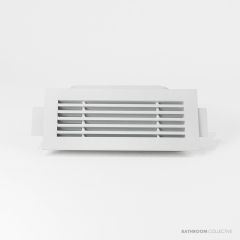 Expella Linear Bar Grille with Plenum Box, White Powdercoat Aluminium 3LBG240B