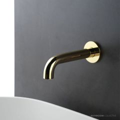 Faucet Strommen Pegasi M Wall Bath Spout 150, Polished Liberty Gold 30720-51