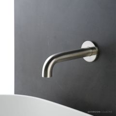 Faucet Strommen Pegasi M Wall Bath Spout 150, Brushed New Nickel 30720-72