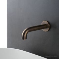 Faucet Strommen Pegasi M Wall Bath Spout 150, Antique Brass Light 30720-84