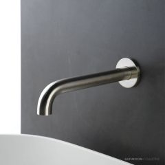 Faucet Strommen Pegasi M Wall Bath Spout 200, Brushed New Nickel 30721-72