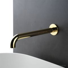 Faucet Strommen Pegasi M Wall Bath Spout 250, Polished Liberty Gold 30722-51