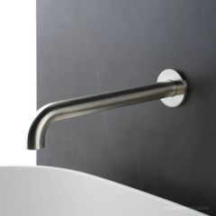 Faucet Strommen Pegasi M Wall Bath Spout 250, Brushed New Nickel 30722-72